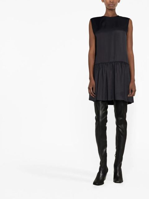 Lanvin round-neck sleeveless minidress - Black