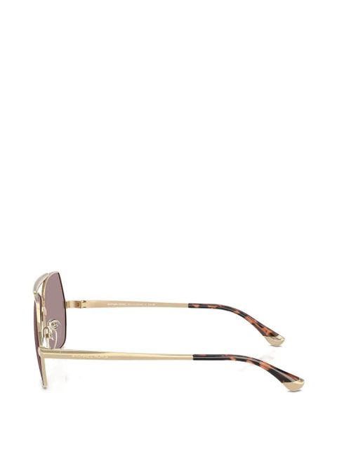 Michael Kors Denver geometric-frame sunglasses - Gold