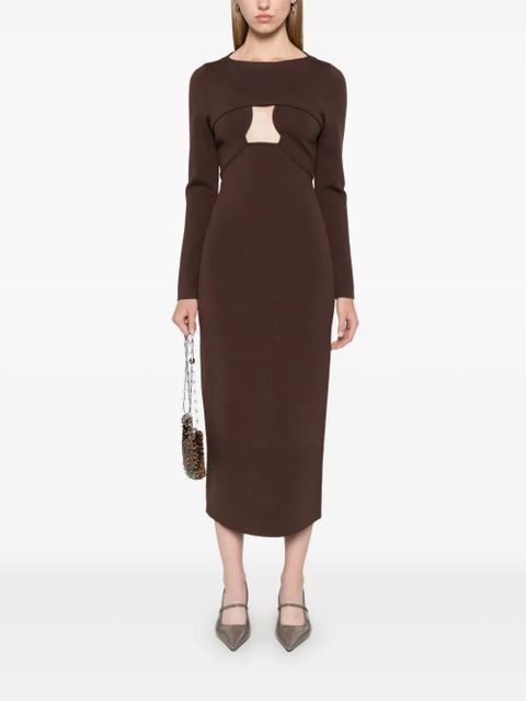 Cult Gaia Jenny midi dress - Brown - zdjęcie produktu nr 2