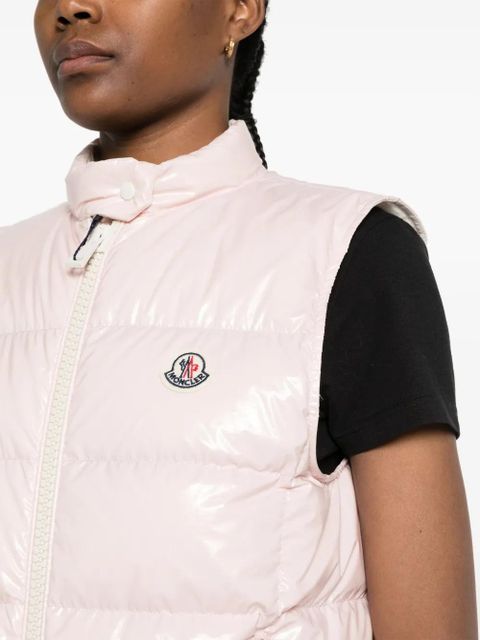 Moncler Alcibia down gilet - Pink