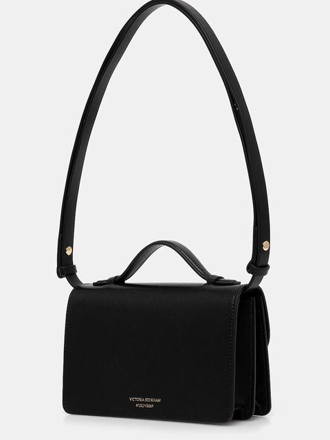 Victoria Beckham torebka skórzana kolor czarny B424AAC005976A