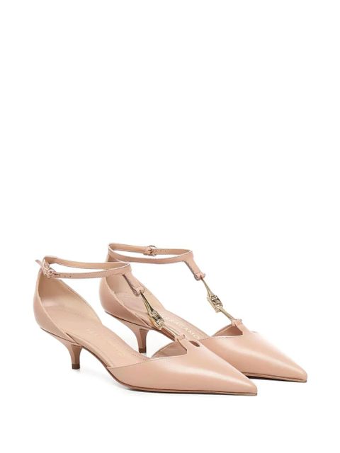 Ferragamo 40mm ankle-strap pointed-toe pumps - Neutrals - zdjęcie produktu nr 2