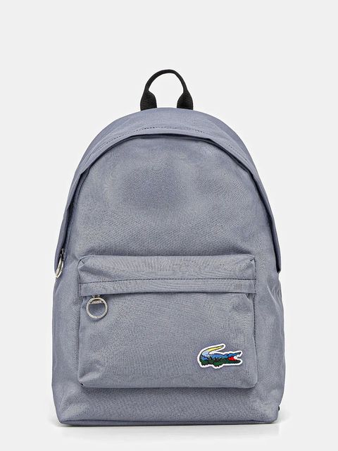 Lacoste plecak kolor niebieski duży gładki NU5142HN