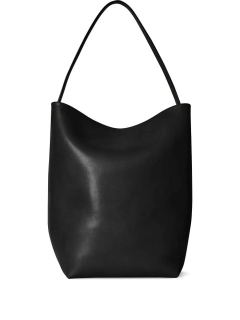 The Row Park slouchy leather tote bag - Black - zdjęcie produktu nr 1