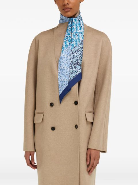 Ferragamo Palazzo Spini Feroni print bandeau - Blue