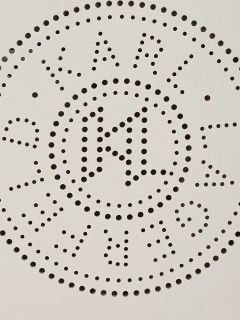 Karl Lagerfeld torebka skórzana K/CIRCLE kolor biały A1W30058