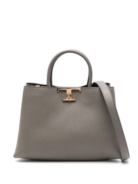 Tod's T Timeless leather tote bag - Green - zdjęcie produktu nr 1