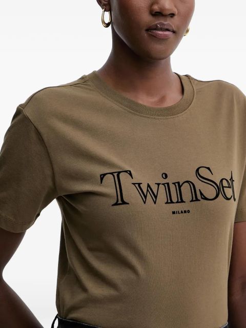 TWINSET graphic T-shirt - Brown