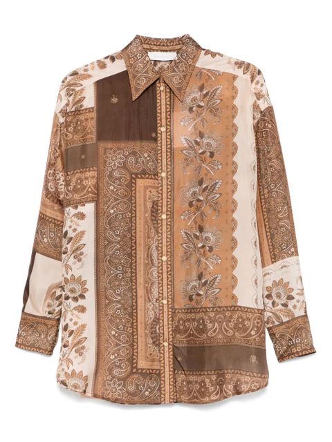 ZIMMERMANN Lucky shirt - Brown - zdjęcie produktu nr 1