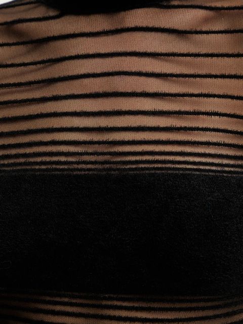 Retrofete bluzka Katrine damska kolor czarny wzorzysta R-FW25-12072-12