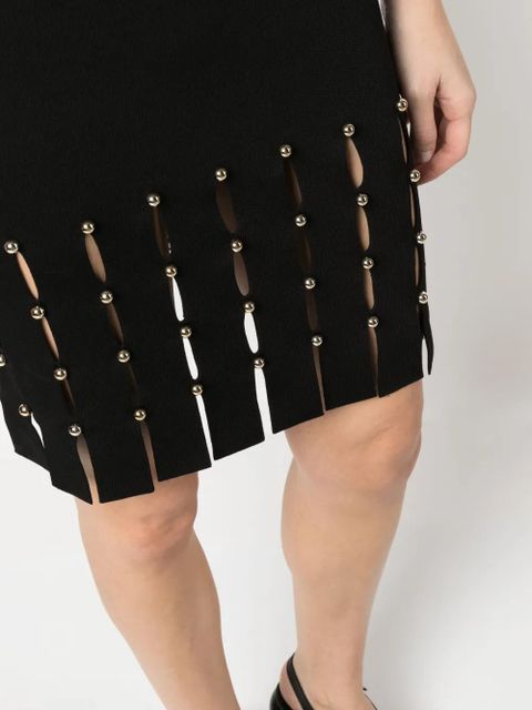 Simkhai Dina mock-neck knitted dress - Black