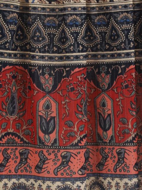 Valentino Garavani Voyage Imaginaire-print muslin midi skirt - Neutrals