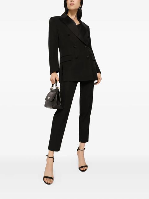 Dolce & Gabbana medium Sicily embossed-leather top-handle tote bag - Black - zdjęcie produktu nr 2