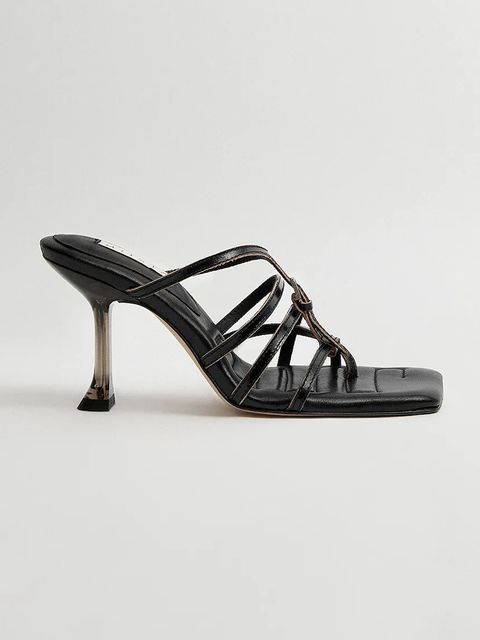 Miista klapki na szpilce damskie skórzane Koya - zdjęcie produktu nr 1