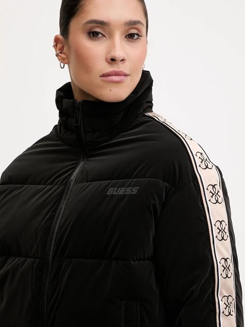 Guess kurtka kolor czarny zimowa V5BL11 WGYC2