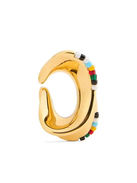 KHAITE beaded shadow ear cuff - Gold - zdjęcie produktu nr 1