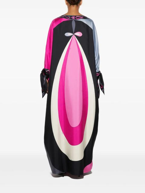 PUCCI Maddalena-print maxi dress - Black