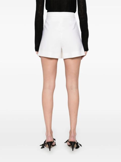 Max Mara Ivory stretch wool shorts - White