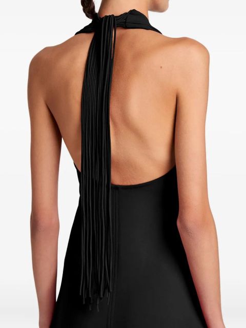 Proenza Schouler Ember halterneck maxi dress - Black