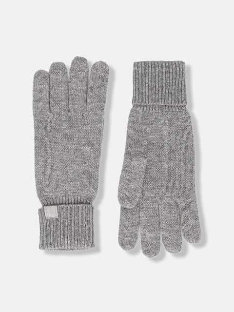 Calvin Klein rękawiczki kaszmirowe damskie kolor szary LV14F8065G - zdjęcie produktu nr 1