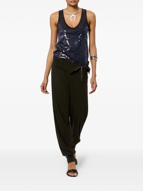 ISABEL MARANT Renelle top - Blue - zdjęcie produktu nr 2