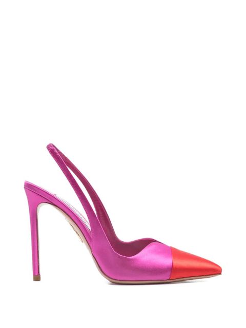 Aquazzura Gia Sling slingback point-toe pumps - Pink - zdjęcie produktu nr 1