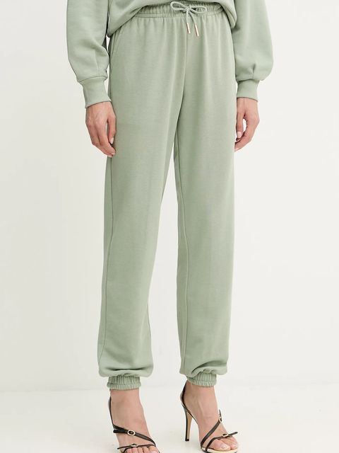 Silvian Heach spodnie dresowe BENKAID kolor zielony gładkie GPA25116PA - zdjęcie produktu nr 1