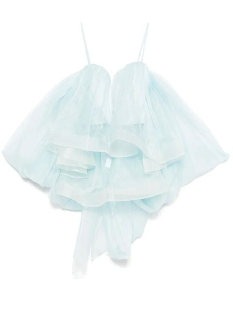 ZIMMERMANN Crush blouse - Blue - zdjęcie produktu nr 1