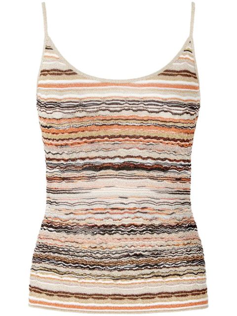 Missoni striped tank top - Neutrals - zdjęcie produktu nr 1