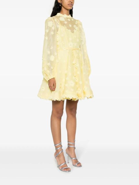ZIMMERMANN Matchmaker Lift Off minidress - Yellow