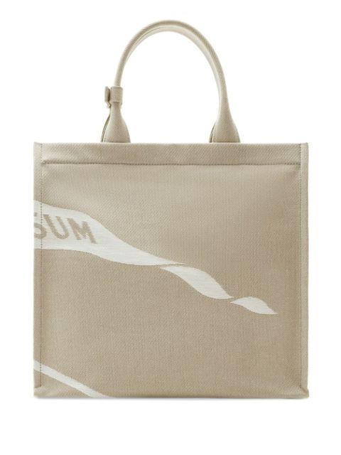 Burberry small Equestrian Knight tote bag - Neutrals