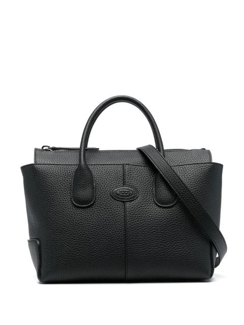 Tod's medium Di leather tote bag - Black - zdjęcie produktu nr 1
