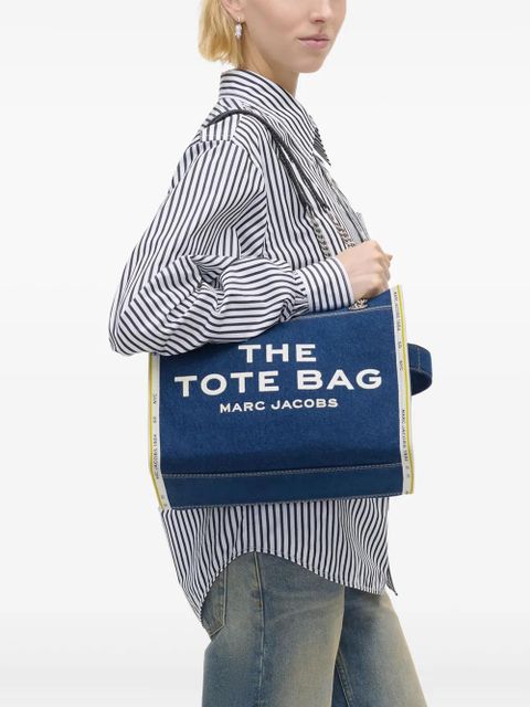 Marc Jacobs The Medium denim tote bag - Blue - zdjęcie produktu nr 2