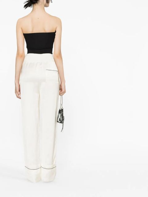 Off-White logo-patch elasticated-waist trousers