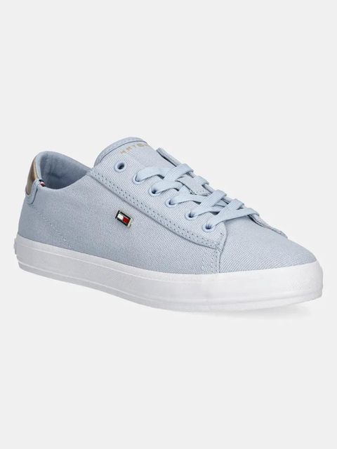 Tommy Hilfiger tenisówki VULC CANVAS LACE UP SNEAKER kolor niebieski FW0FW08647 - zdjęcie produktu nr 1