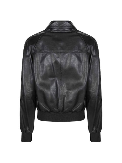 PINKO collared bomber jacket - Black - zdjęcie produktu nr 2