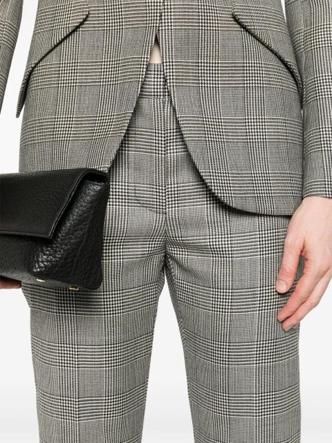 Alexander McQueen Price Of Wales trousers - Black