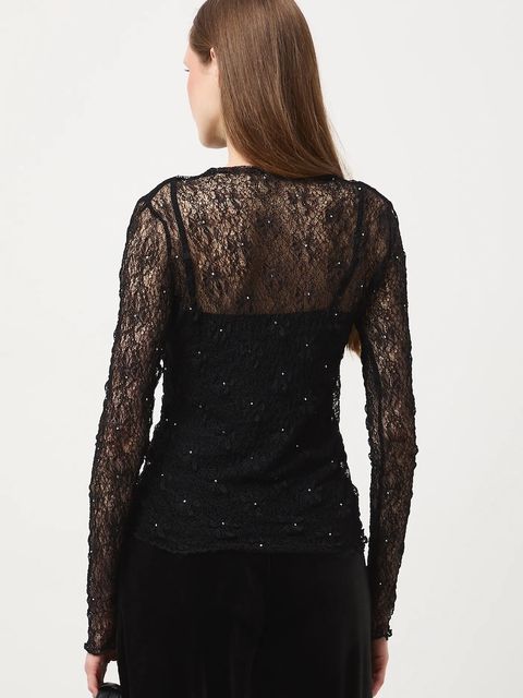 Medicine longsleeve damski kolor czarny