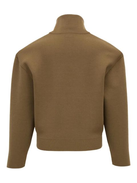 Saint Laurent high-neck sweater - Brown - zdjęcie produktu nr 2