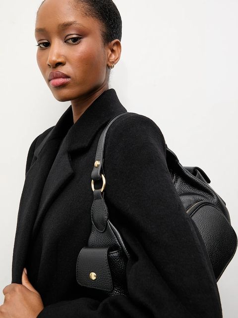 Answear.LAB płaszcz wełniany kolor czarny