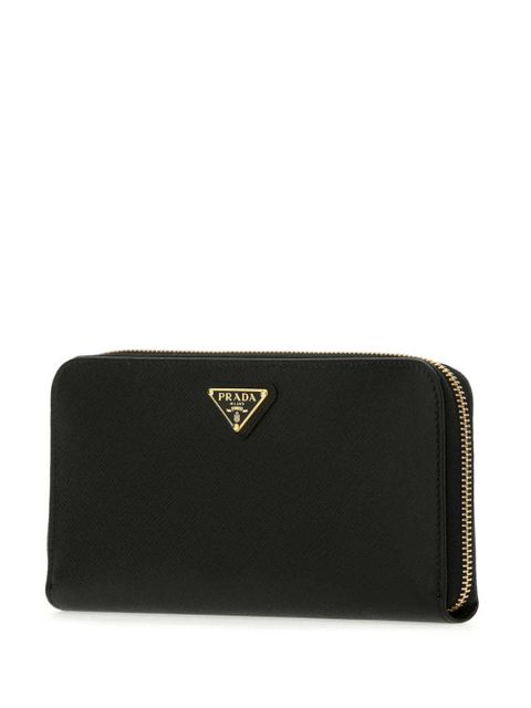 Prada large leather wallet - Black