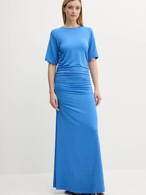 Gestuz sukienka kolor niebieski maxi prosta 10910125 - zdjęcie produktu nr 2