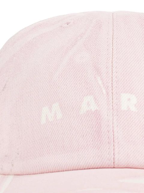 Marni logo baseball cap - Pink