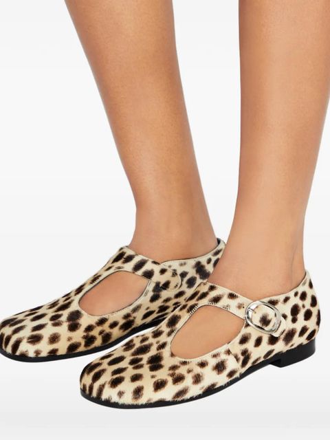 Tory Burch t strap violet buckle shoes - Neutrals - zdjęcie produktu nr 1