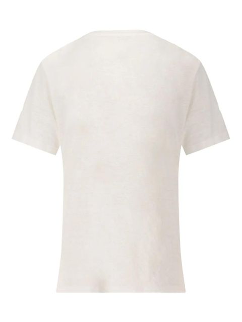 ISABEL MARANT logo-print T-shirt - Neutrals - zdjęcie produktu nr 2