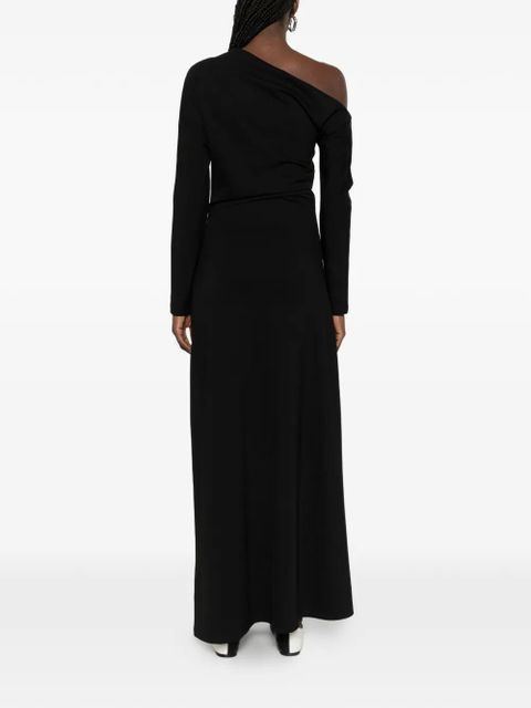 Róhe twisted jersey maxi dress - Black