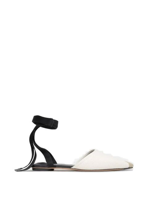 Jacquemus tie strap sandals - Neutrals - zdjęcie produktu nr 1