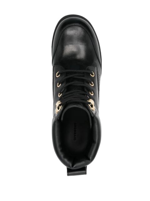 Givenchy Trekker leather combat boots - Black - zdjęcie produktu nr 2