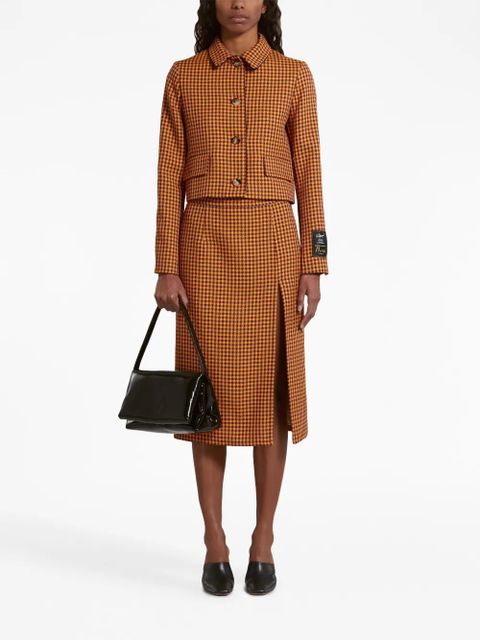 Marni small Prisma patent-leather shoulder bag - Black - zdjęcie produktu nr 2