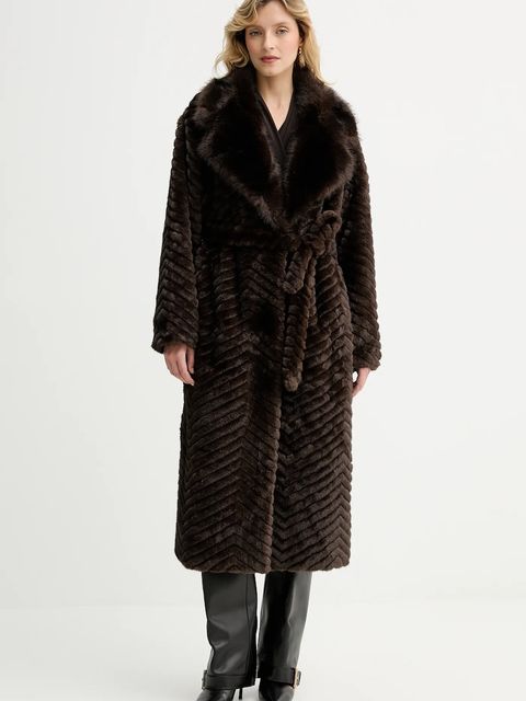 Answear.LAB płaszcz kolor brązowy - zdjęcie produktu nr 2